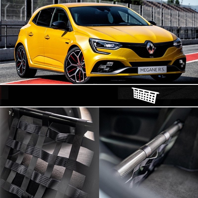 Clubsport Set - Strebe mit Netz für Renault Megane 4 RS